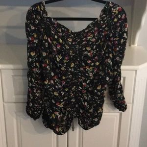 Zara silk top